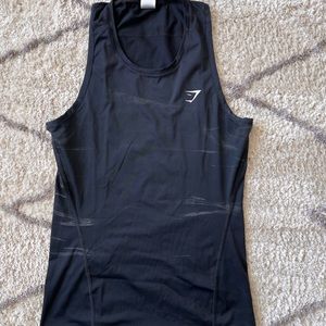 Mens Medium Gym Shark Tank (Grey)